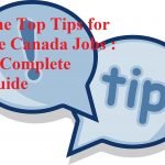 Tips for the canada jobs